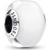 PANDORA korálka Biele mini muránske sklo 793118C00