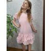 Dievčenské šaty svetlo ružové Izabela