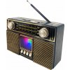 Sieťovo-batériové rádio AM, FM, SW Meier Detroit
