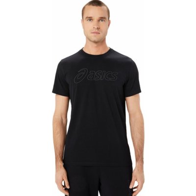 Asics Logo short sleeve T-shirt Performance black graphite grey