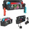 JYS Nástěnný držák pro Nintendo Switch / Switch OLED / Switch Lite / Steam Deck + příslušenství / Ns247