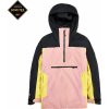 Bunda na snowboard Burton Wms Gore Pillowline Anorak true black/powder blush/sulfur M 23/24 - Odosielame do 24 hodín