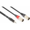 Vonyx CX322-1 kabel 2x XLR (M) - 3.5mm jack stereo (M) 1,5m