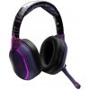 Lexip Sasuke Revenge Slúchadlá s mikrofónom Káblový a bezdrôtový Pres hlavu Hranie Bluetooth Čierna, Purpurová