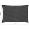 Lazy Momo Slnečný Obdĺžnik shadow 2,0 x 4,0 m Farba: Carbon čierna