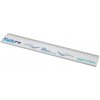 Sticky-Mate® recyklovaný sticky poznámky s printed 30 cm ruler, biela