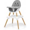 Jedálenská stolička Milly Mally 2v1 Malmo grey