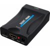 PremiumCord Prevodník SCART na HDMI 1080P s napájacím zdrojom 230V khscart02