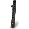 PREMIUMCORD Acar S8 FA Rack 1,5m kabel, 8 zásuvek, přepěťová ochrana, do racku, černá