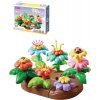 Feelo Stavebnica kvetinová záhradka so zvieratkami, 38 dielikov, pre deti od 3 rokov