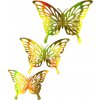 Izbová dekorácia motýle lesklé 12 ks Typ: 6