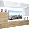 Obývacia stena Belini Premium Full Version biely lesk / dub sonoma + LED osvetlenie Nexum 120 Výrobca