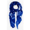 Dámský šátek DESIGUAL 25SAWA17 5010 FOU ATKINS RECTANGLE 5010 BLUE velikost U