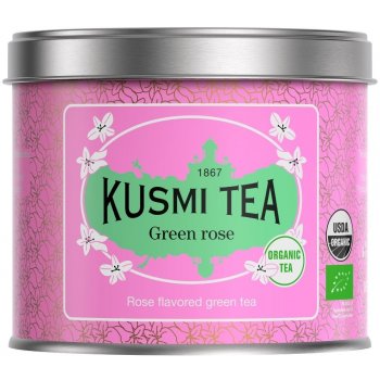 Kusmi Tea Sypaný Bio organický zelený čaj Green rose 100 g od 16 € -  Heureka.sk