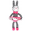 Hencz Toys Plyšová hračka v kontrastních barvách králíčí slečna - růžová (86377301)