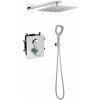 NOVASERVIS - Sprchová sada podomietková termostatická ECO chróm SADAECO52RT