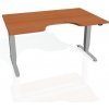 Hobis Pracovný stôl Motion Ergo, ZO, 3S, 120x61-128x90 cm, čerešňa/sivá