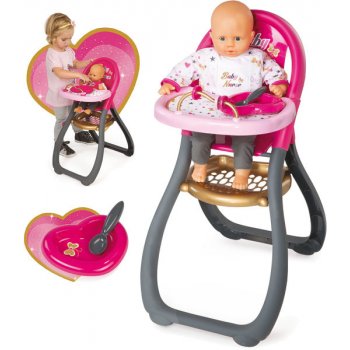 Smoby 220310 jedálenská stolička Baby Nurse pre bábiku