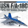 Hornet Dragon Academy McDonnell Douglas F/A-18C US NAVY VFA-192 Golden s Model Kit 12564 1:72