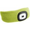 Sixtol LED čelovka čelenka s čelovkou, nabíjacia fluorescenčná žltá SX5025