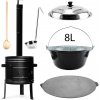 Perfect Home PL-Set-60 Kotlíková súprava 8L, 6ks – kotlina/kotlík/pokrievka/varecha/naberačka/platňa