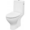 Cersanit Moduo - WC kombi s doskou SoftClose, vario odpad, bočné napúšťanie, CleanOn, biela K116-029