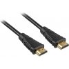 PremiumCord HDMI High Speed + Ethernet kabel/ zlacené konektory/ 25m/ černý kphdme25