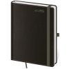 Denný diár A5 Double Black s pútkom, 2026