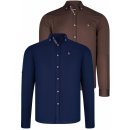 Dewberry mens shirt modrá G674