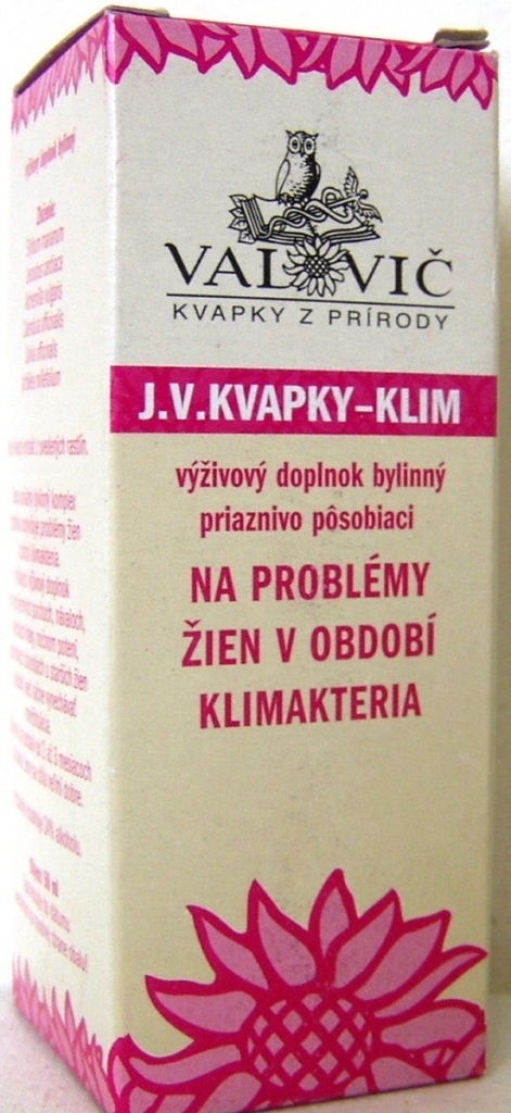 J.V. Kvapky Klim na problémy žien v období klimaktéria 50 ml