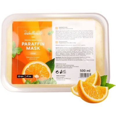 Isabellenails kozmetický parafín pomaranč 500 ml