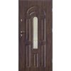 O.K. Doors Vonkajšie oceľové vchodové dvere AZZURO II, tmavý orech, 90 P