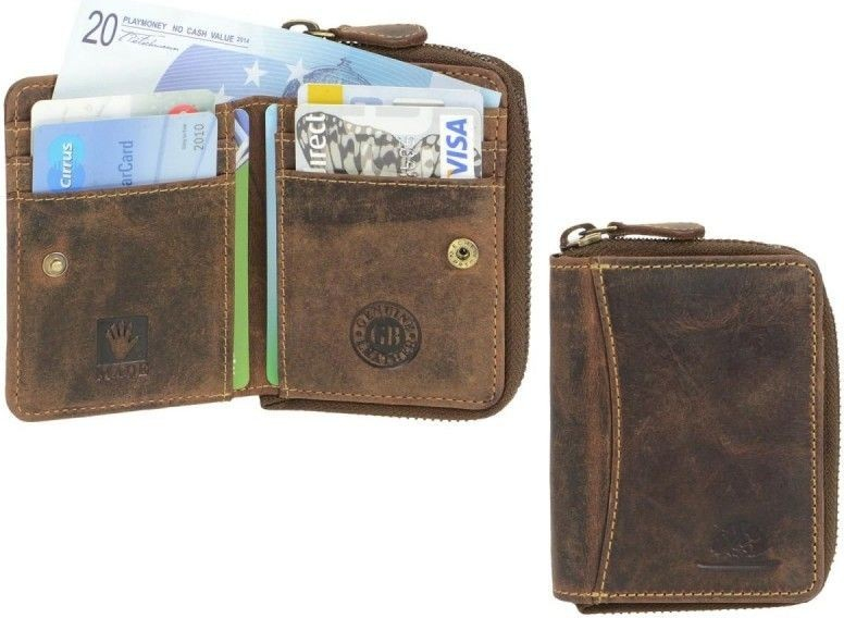 GreenBurry 1667 kožená mini peňaženka