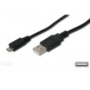PremiumCord Kábel micro USB, A-B 2m