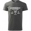 Zaobchádzať opatrne 50 - Klasické pánske tričko vyššej gramáže - XL ( Tm. bridlica (šedozelená) )