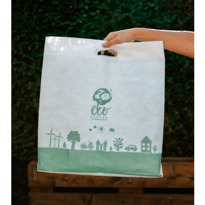 Mona Nákupná taška s eko potlačou XL - balenie 100 ks