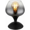 GLOBO 15548T2 MAXY stolná lampička V205mm 1xE27 čierna matná, dymová