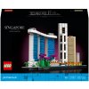LEGO Stavebnica z kolekcie panoramatických modelov LEGO Architecture: Singapur 21057; zberate?ský výstavný model pre dospelých; nápad na dar?ek pre milovníkov cestovania, histórie, architektúry a majs