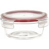 Dóza MagicHome, okrúhla, 1300 ml, s vekom, Clip, sklenená