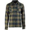 Košeľa na gombíky GREEN-BLACK - XL