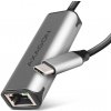 AXAGON ADE-25RC, USB-C 3.2 Gen 1 - 2.5 Gigabit Ethernet sieťová karta, Realtek 8156, auto install, sivá ADE-25RC