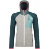 Ortovox Fleece Gp Classic Knit Hoody W arctic grey XS; Zelená bunda