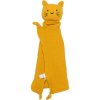 NEW BABY Mušelínový usínáčik Cat mustard 30x30 žltá