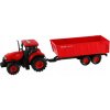 Traktor Teddies Zetor s plošinou 36 cm červený