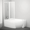 Vaňová zástena RAVAK Supernova VSK2 Rosa 150 L transparent 76L80100Z1