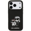 Karl Lagerfeld K&CH Sketch silikónový kryt s MagSafe pre iPhone 17 Pro Max - čierny 57983127687