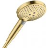 Hansgrohe Raindance Select S - Sprchová hlavica 120, 3 prúdy, EcoSmart, leštený vzhľad zlata 26531990