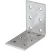 Spojovací uholník dierovaný 60x60x40 mm, sendzimirovo pozinkovaný