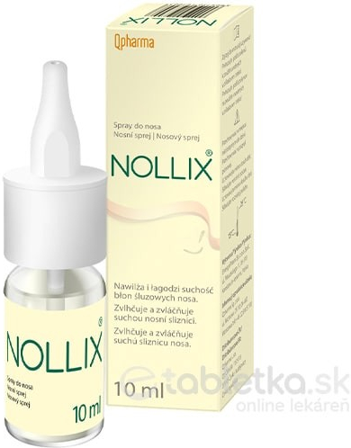 Nollix sprej na suchú sliznicu nosa 10 ml