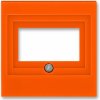 Kryt zásuvky USB/HDMI/VGA/repro oranžová Levit (ABB)
